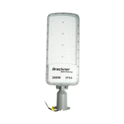Lampa iluminat stradal LED 200W, 100-265V, 6500K, 22000lm cu prindere pe stalp 590x200x25mm IP66 Breckner Germany - imagine 2