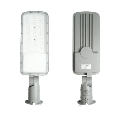 Lampa iluminat stradal LED 100W, 100-265V, 6500K, 14000lm cu prindere pe stalp 505x155x45mm IP66 Breckner Germany