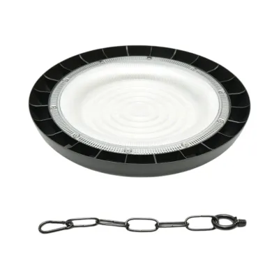 Lampa industriala LED UFO High-Bay 100W, 100-265V, 6500K, 12000lm pentru hale, depozite 290x32mm IP65 Breckner Germany - imagine 3