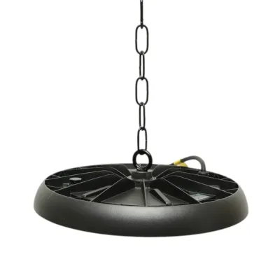 Lampa industriala LED UFO High-Bay 100W, 100-265V, 6500K, 12000lm pentru hale, depozite 290x32mm IP65 Breckner Germany - imagine 2