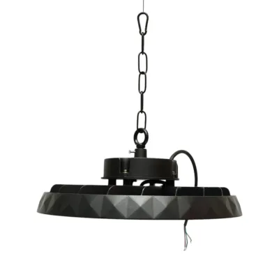Lampa industriala LED UFO High-Bay 150W, 100-265V, 6500K, 24000lm pentru hale, depozite 330x45mm IP65 Breckner Germany - imagine 2
