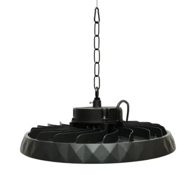 Lampa industriala LED UFO High-Bay 200W, 100-265V, 6500K, 40000lm pentru hale, depozite 375x50mm IP65 Breckner Germany - imagine 2
