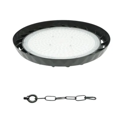 Lampa industriala LED UFO High-Bay 200W, 100-265V, 6500K, 40000lm pentru hale, depozite 375x50mm IP65 Breckner Germany - imagine 3