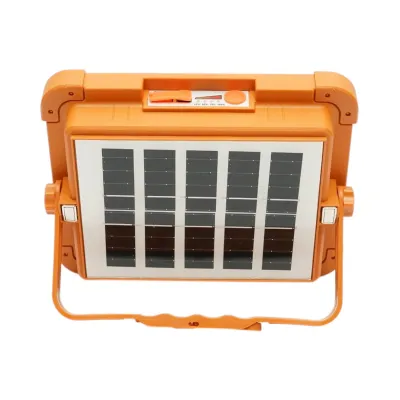 Proiector LED portabil 200W cu panou solar 3W, baterie 12000mAh, 6 moduri de iluminare, magnet, carlig, USB Power Bank Breckner Germany - imagine 3