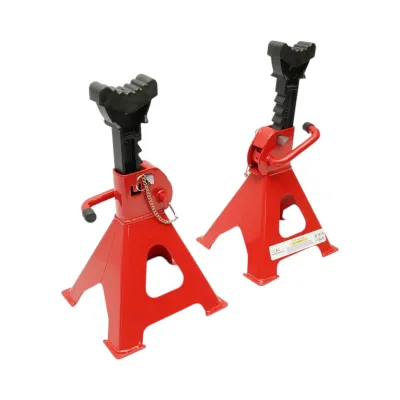 Set 2 cricuri suport capra auto 3T, reglabile 290-430mm, capace cauciuc, sigurante blocare Breckner Germany - imagine 2