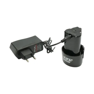 Masina de gaurit si insurubat cu percutie, 2 acumulatori 12V, 1.5Ah Li-ion, LED, 25Nm, mandrina 10mm, 0-400/1500rpm Breckner Germany - imagine 13
