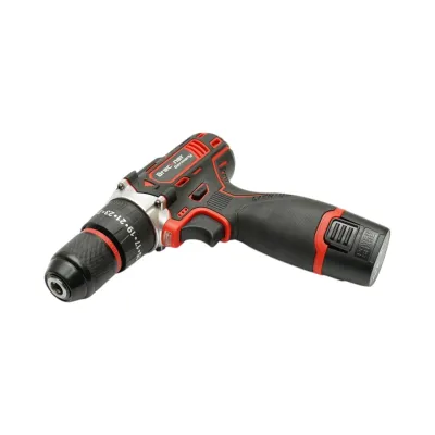 Masina de gaurit si insurubat cu percutie, 2 acumulatori 12V, 1.5Ah Li-ion, LED, 25Nm, mandrina 10mm, 0-400/1500rpm Breckner Germany - imagine 9