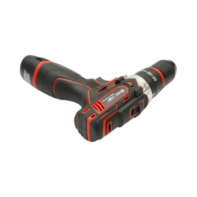 Masina de gaurit si insurubat cu percutie, 2 acumulatori 12V, 1.5Ah Li-ion, LED, 25Nm, mandrina 10mm, 0-400/1500rpm Breckner Germany - imagine 10