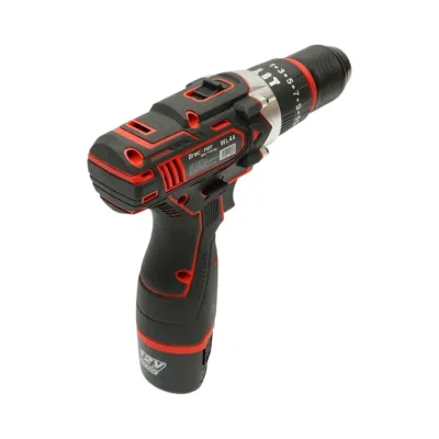 Masina de gaurit si insurubat cu percutie, 2 acumulatori 12V, 1.5Ah Li-ion, LED, 25Nm, mandrina 10mm, 0-400/1500rpm Breckner Germany - imagine 7