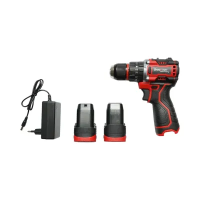 Masina de gaurit si insurubat cu percutie 320W, 2 acumulatori 16.8V, 1.5Ah Li-ion, LED, Brushless, 50Nm, mandrina 10mm, 0-500/1500rpm Breckner Germany - imagine 4