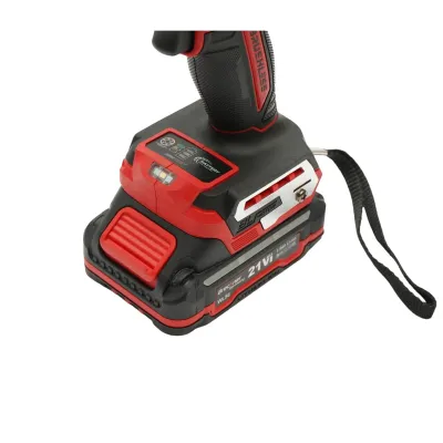 Masina de gaurit si insurubat cu percutie 500W, 2 acumulatori 21V, 1.5Ah Li-ion, LED, Brushless, 50Nm, mandrina 13mm, 0-500/1600rpm Breckner Germany - imagine 12