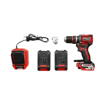 Masina de gaurit si insurubat cu percutie 500W, 2 acumulatori 21V, 1.5Ah Li-ion, LED, Brushless, 50Nm, mandrina 13mm, 0-500/1600rpm Breckner Germany - imagine 4