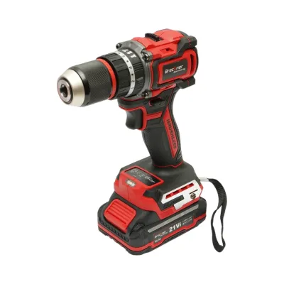 Masina de gaurit si insurubat cu percutie 500W, 2 acumulatori 21V, 1.5Ah Li-ion, LED, Brushless, 50Nm, mandrina 13mm, 0-500/1600rpm Breckner Germany - imagine 5