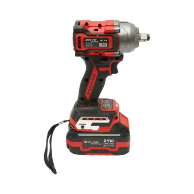Masina de insurubat cu impact 1/2 inch 500W, 2 acumulatori 21V, 4Ah Li-ion, LED, Brushless, 450Nm, 0-1800/2400rpm Breckner Germany - imagine 10