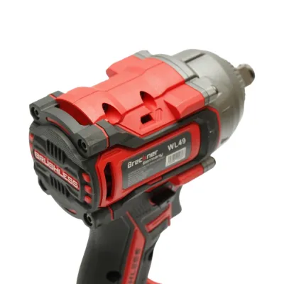 Masina de insurubat cu impact 1/2 inch 500W, 2 acumulatori 21V, 4Ah Li-ion, LED, Brushless, 450Nm, 0-1800/2400rpm Breckner Germany - imagine 14