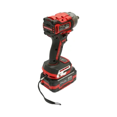 Masina de insurubat cu impact 1/2 inch 500W, 2 acumulatori 21V, 4Ah Li-ion, LED, Brushless, 450Nm, 0-1800/2400rpm Breckner Germany - imagine 9
