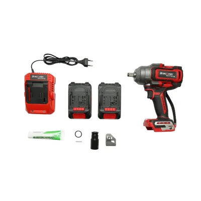 Masina de insurubat cu impact 1/2 inch 900W, 2 acumulatori 21V, 4Ah Li-ion, LED, Brushless, 1100Nm, 0-1400/1900/2400rpm Breckner Germany - imagine 4