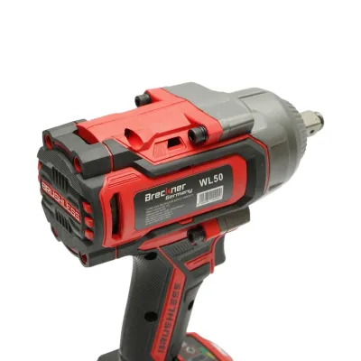 Masina de insurubat cu impact 1/2 inch 900W, 2 acumulatori 21V, 4Ah Li-ion, LED, Brushless, 1100Nm, 0-1400/1900/2400rpm Breckner Germany - imagine 13