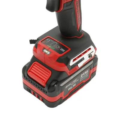 Masina de insurubat cu impact 1/2 inch 900W, 2 acumulatori 21V, 4Ah Li-ion, LED, Brushless, 1100Nm, 0-1400/1900/2400rpm Breckner Germany - imagine 12