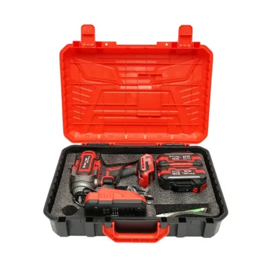 Masina de insurubat cu impact 1/2 inch 900W, 2 acumulatori 21V, 4Ah Li-ion, LED, Brushless, 1100Nm, 0-1400/1900/2400rpm Breckner Germany - imagine 2