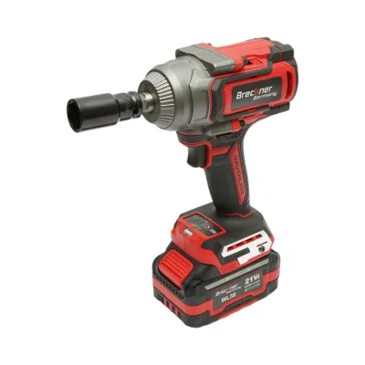 Masina de insurubat cu impact 1/2 inch 900W, 2 acumulatori 21V, 4Ah Li-ion, LED, Brushless, 1100Nm, 0-1400/1900/2400rpm Breckner Germany - imagine 5