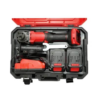 Polizor unghiular 1000W cu 2 acumulatori 21V, 4Ah Li-ion, disc 125mm, brushless, frana electrica, 3 trepte turatie 5000/7000/9500rpm Breckner Germany - imagine 3