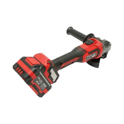 Polizor unghiular 1000W cu 2 acumulatori 21V, 4Ah Li-ion, disc 125mm, brushless, frana electrica, 3 trepte turatie 5000/7000/9500rpm Breckner Germany - imagine 8