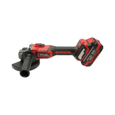 Polizor unghiular 1000W cu 2 acumulatori 21V, 4Ah Li-ion, disc 125mm, brushless, frana electrica, 3 trepte turatie 5000/7000/9500rpm Breckner Germany - imagine 6