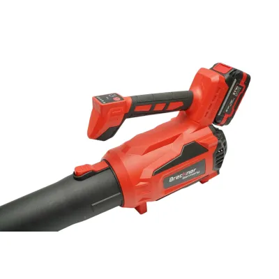 Suflanta aer de gradina cu 2 acumulatori 21V, 4Ah Li-ion, Brushless, debit aer 4.5 m3/min, 5 trepte turatie 0-23000, Turbo Breckner Germany - imagine 7