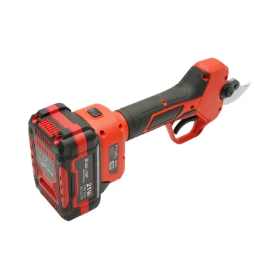 Foarfeca electrica de gradina 500W cu 2 acumulatori 21V, 4Ah Li-Ion, Brushless, afisaj digital, diametru maxim taiere 40mm Breckner Germany - imagine 11