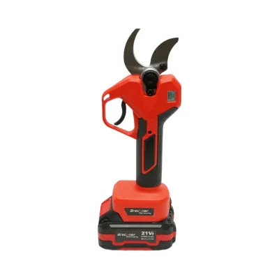 Foarfeca electrica de gradina 500W cu 2 acumulatori 21V, 4Ah Li-Ion, Brushless, afisaj digital, diametru maxim taiere 40mm Breckner Germany - imagine 6