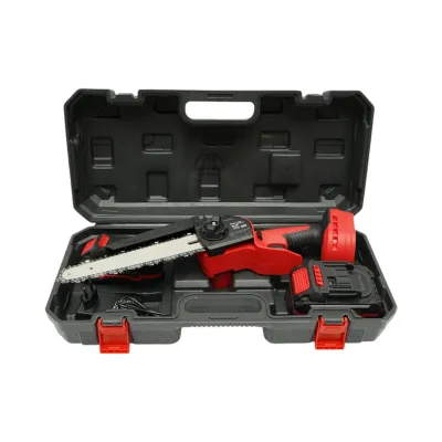 Mini fierastrau electric 500W cu 2 acumulatori 21V, 1.5Ah Li-ion, lama 8 inch (200mm), capacitate taiere 190mm, turatie 4600rpm Breckner Germany - imagine 2
