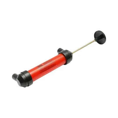Pompa manuala multifunctionala 3 in 1 de aer si transfer lichide, ulei, combustibil cu furtunuri si accesorii - imagine 9