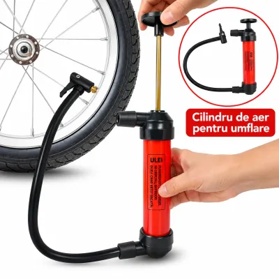 Pompa manuala multifunctionala 3 in 1 de aer si transfer lichide, ulei, combustibil cu furtunuri si accesorii - imagine 6