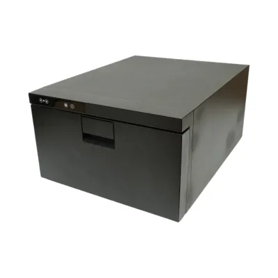Frigider camion incorporabil 20L cu compresor 45W, afisaj LED digital, negru 565x440x260mm - imagine 2