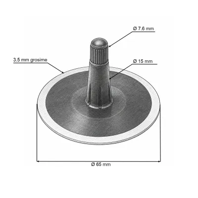 Valva aplicata camera de aer TR15 Premium Breckner Germany - imagine 5
