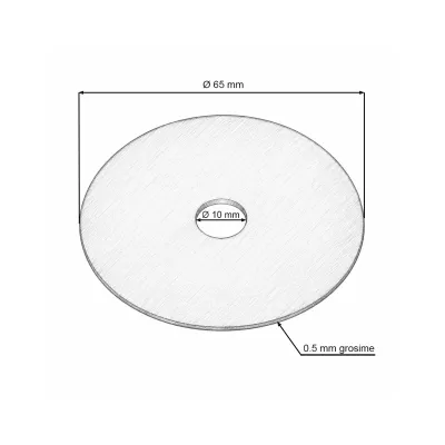 Baza valva aplicata camera de aer 10x65mm Breckner Germany - imagine 4