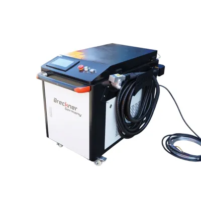 Masina de curatat rugina cu fibra laser 1500W, 220V, latime curatare 0-300mm, racire cu apa, Touch Screen profesional Breckner Germany - imagine 2