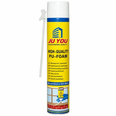 Spuma poliuretanica PU alba rapida pentru montaj, etansare si izolare cu aplicare manuala 750ml