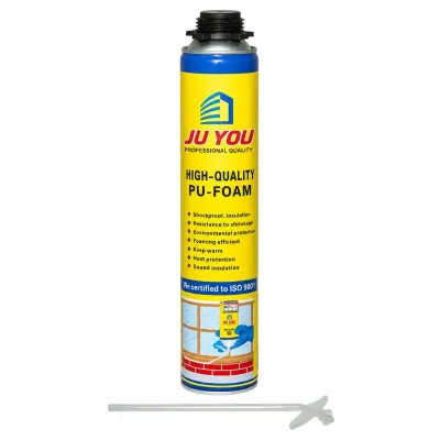 Spuma poliuretanica PU roz rezistenta la foc B2 pentru instalatii electrice cu aplicare manuala sau pistol 750ml