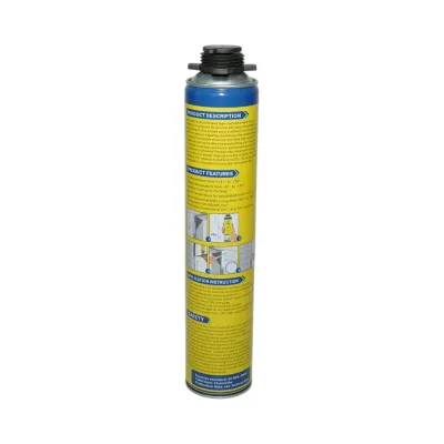 Spuma poliuretanica PU roz rezistenta la foc B2 pentru instalatii electrice cu aplicare manuala sau pistol 750ml - imagine 2