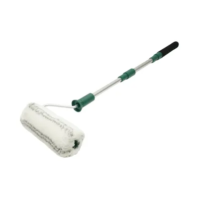 Trafalet poliacril 18cm, diametru rola 80mm, fir 18mm, maner telescopic aluminiu 42-84cm Breckner Germany