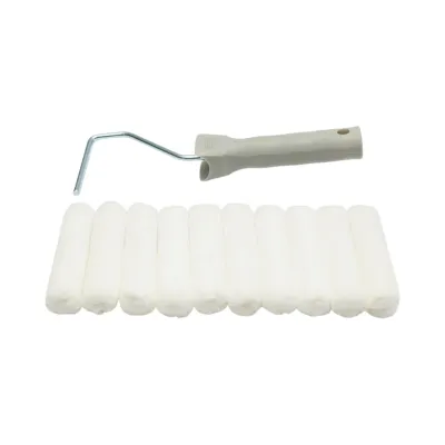 Set 10 role trafalet lana 100mm, diametru rola 25mm, fir 4mm, maner PP Breckner Germany - imagine 2