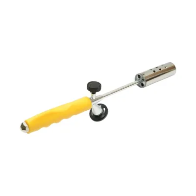 Arzator de gradina pentru buruieni 380-760mm, 2 prelungitoare 190mm, rotire 360 grade, aprindere manuala, flacara reglabila 1350°C - imagine 5