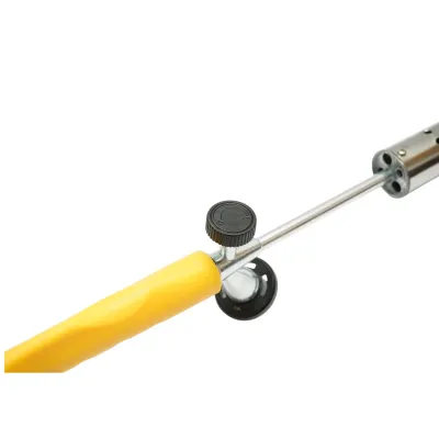 Arzator de gradina pentru buruieni 380-760mm, 2 prelungitoare 190mm, rotire 360 grade, aprindere manuala, flacara reglabila 1350°C - imagine 8