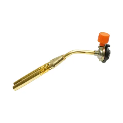 Cap arzator butelie gaz spray cu flacara dubla pentru lipire, rotire 360 grade, aprindere manuala, flacara reglabila 1300°C - imagine 2