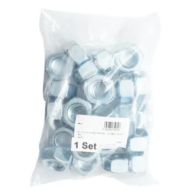 Set 25 piulite hexagonale M30 DIN 934-8.8 - imagine 2