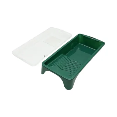 Set vopsit si zugravit cu trafalet 10cm, 2 role lana, 2 role burete, pensula 38mm, spaclu, mixer manual, tavita vopsea, rezerva tavita 10 piese Breckner Germany - imagine 7