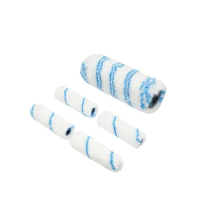 Set vopsit si zugravit cu trafaleti poliester 10cm, 18cm, 2 pensule, spaclu, mixer, tavita vopsea, gratar, folie protectie, banda mascare 15 piese Breckner Germany - imagine 6