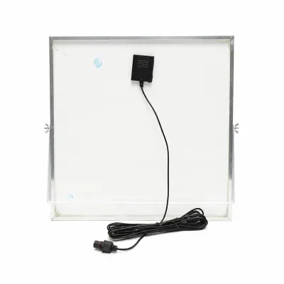 Proiector LED 200W, 6500K cu panou solar 15W, baterie LiFePO4 10000mAh si telecomanda IP67 Breckner Germany - imagine 11